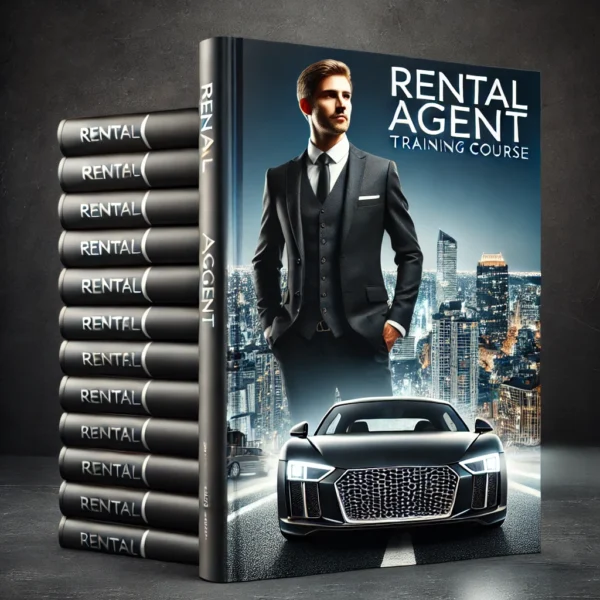 DALL·E 2025-03-02 23.41.42 - A professional and modern cover image for a rental agent training course, maintaining the same dark-themed aesthetic with shades of black, navy, and d KURS STANDARD